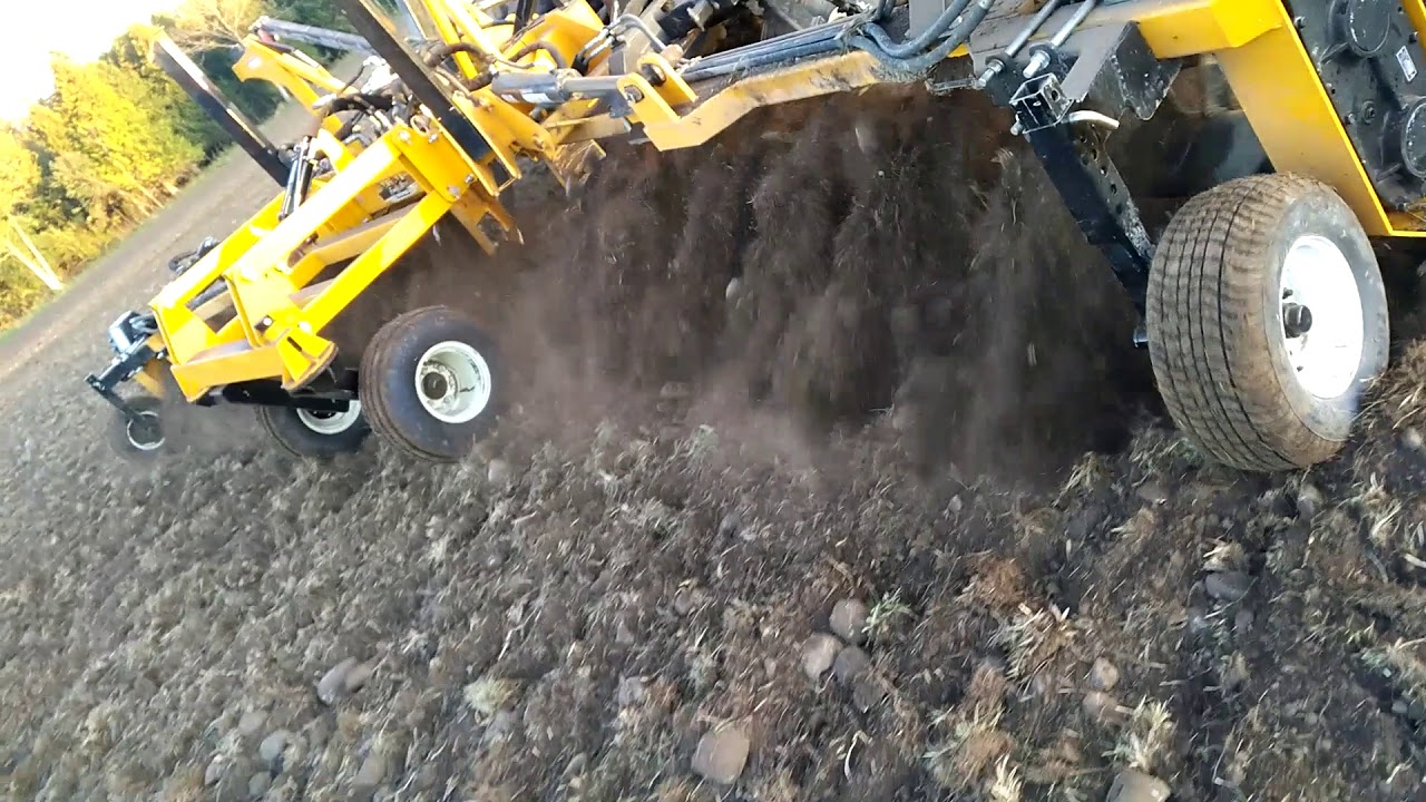 28ft Rock Rake with Crusher YouTube