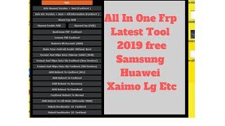 All In One Frp Tool 2019||Maloul Tool Latest Version All In One Frp Tool 2019||Maloul Tool Latest Version