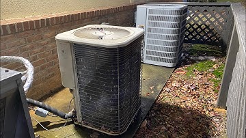 2014 Ducane (5-ton) & 2000 Lennox Elite (4-ton) Heat Pumps | Dual Full Defrost Cycles w/Steam Shows