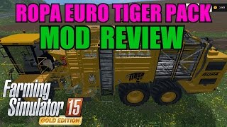Farming Simulator 2015 - Mod Review "ROPA Euro Tiger Pack" screenshot 3