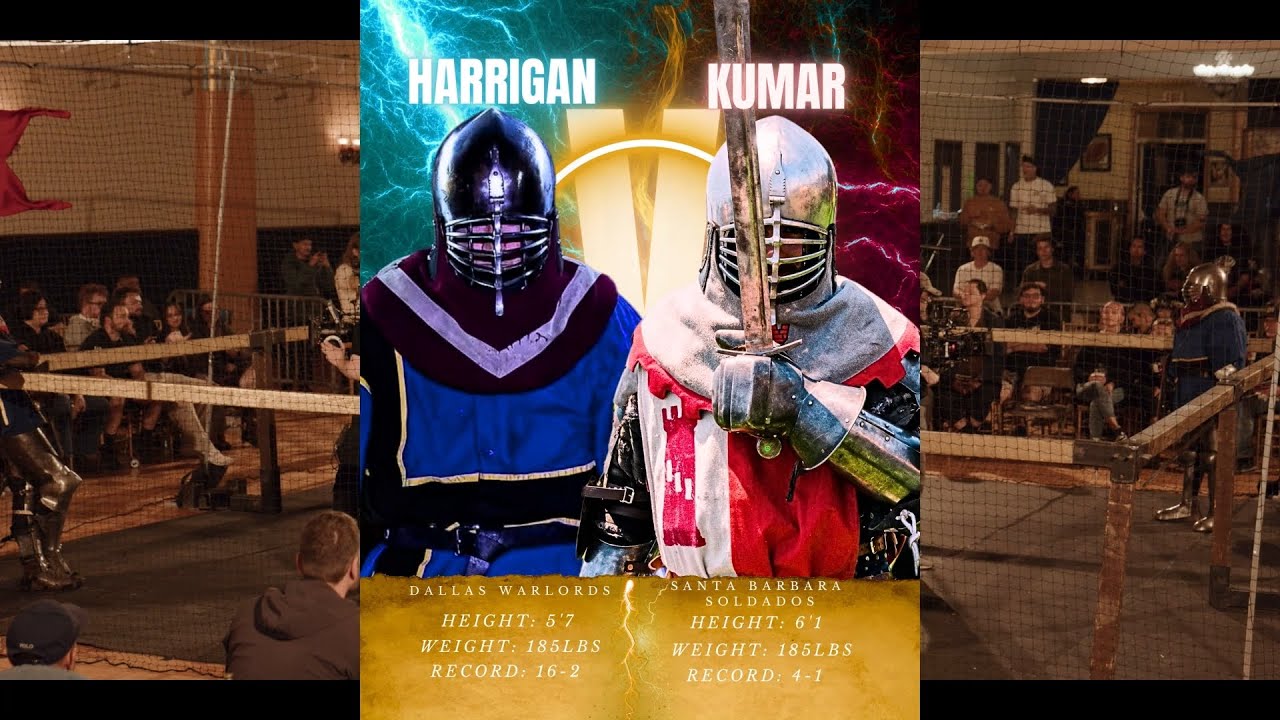 Alexander Kumar Adam Harrigan VS Alexander Kumar Das - Golden Ring V - Medieval MMA ...
