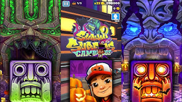 Temple Run 2 Spooky Summit Vs Subway Surfers Cambridge Vs Temple Run 2 Spooky Ridge - Endless Run