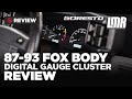 5.0 Resto Fox Body Mustang Digital Gauge Cluster - Review (87-93)