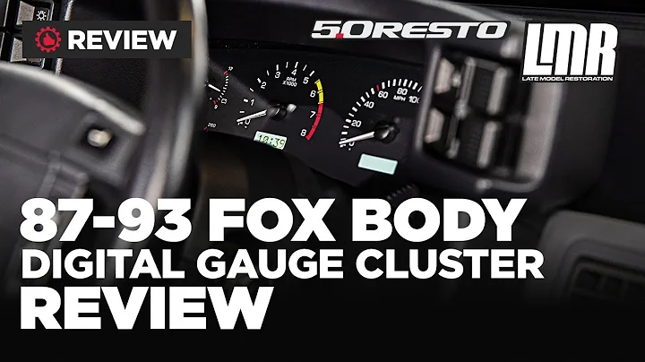 5.0 Resto Fox Body Mustang Digital Gauge Cluster - Review (87-93)