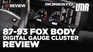 5.0 Resto Fox Body Mustang Digital Gauge Cluster - Review (87-93)