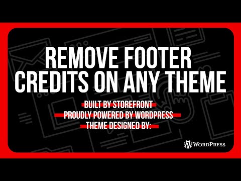 How to Change the Footer Credits on Any Wordpress Theme | WordPress Tutorial