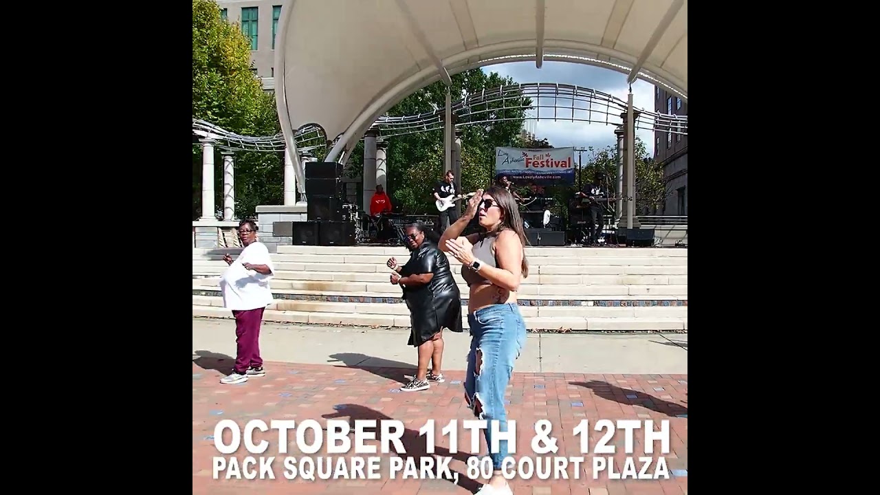 Free Flow performing at the 4th Lovely Asheville Annual Fall Festival  #asheville #ashevillenc