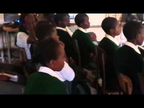 Teaching mitosis to form three students-St. Joseph&rsquo;s Kirima Sec. Sch.