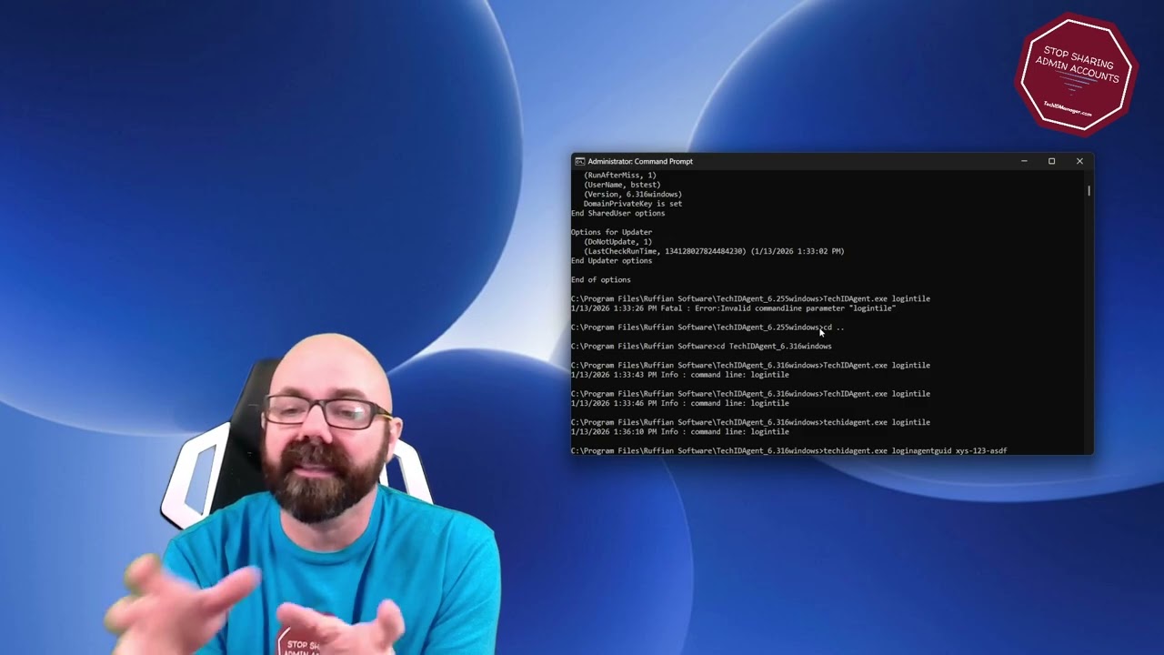 Tech Login Tile Overview