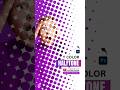 Create Color Halftone Effect in Photoshop - #shorts