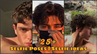 25+ Aesthetic Selfie poses | Selfie ideas for Boys screenshot 3