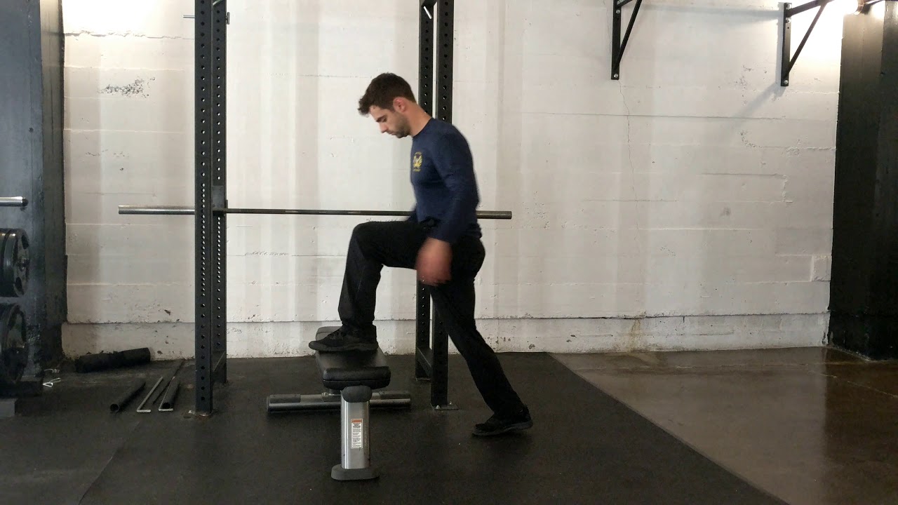 Step up Reverse Lunge Combo YouTube