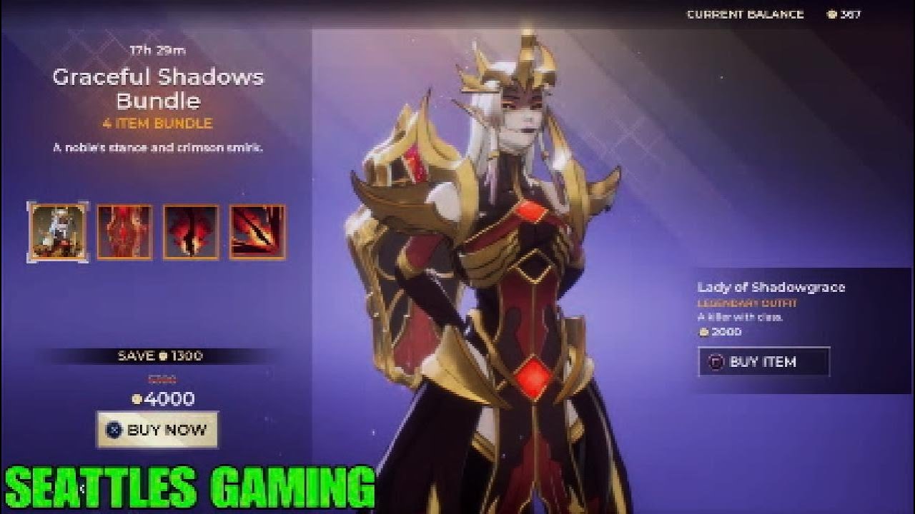 SPELLBREAK ITEM SHOP "LADY OF SHADOWGRACE" 10/09/2021, SEATTLES GAMING