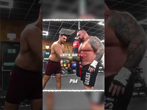 World’s Strongest Man Eddie Hall Gets Punched by Pro Boxer Tommy Fury…😳🥊