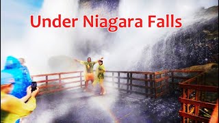 Walking Under Niagara Falls - Cave of the Winds American Falls