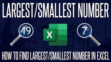How to Find the Largest or Smallest Number in Microsoft Excel (MIN/MAX)