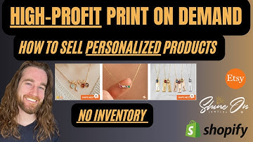 Personalized Print on Demand - NEW ShineOn Birthstone Necklace With High Profit Margins 💵