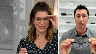 Diff Eyewear Jade Blue Light Reading Gles On Qvc
