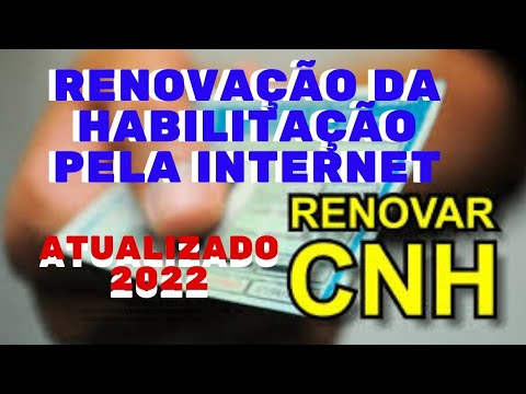 COMO RENOVAR CNH PELA INTERNET.   DETRAN MG ATUALIZADO //2022//