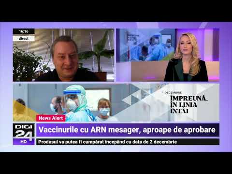 Vaccinul Pfizer va primi aviz până la finalul lui decembrie. Ce înseamnă vaccin cu ARN mesager?