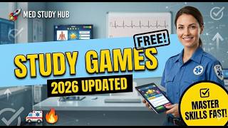 FREE Paramedic & EMT Study Games 🚑🔥 Master Skills Fast in 2026
