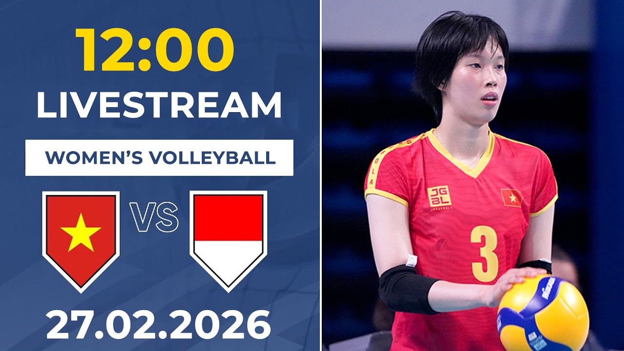 Nữ Việt Nam vs Nữ Indonesia | Women's Volleyball | Liên Tiếp Ghi Điểm, Ngược Dòng Cảm Xúc