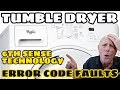 Whirlpool tumble dryer 6th sense how to clear error codes