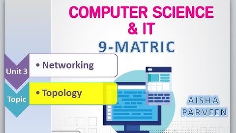 Physical Structure of Network | Topology | 9th class | Computer Science