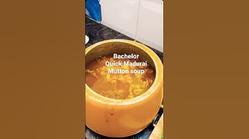 Bachelor quick madurai mutton soup @Angelin’s Diary #shorts #soup #muttonsoup