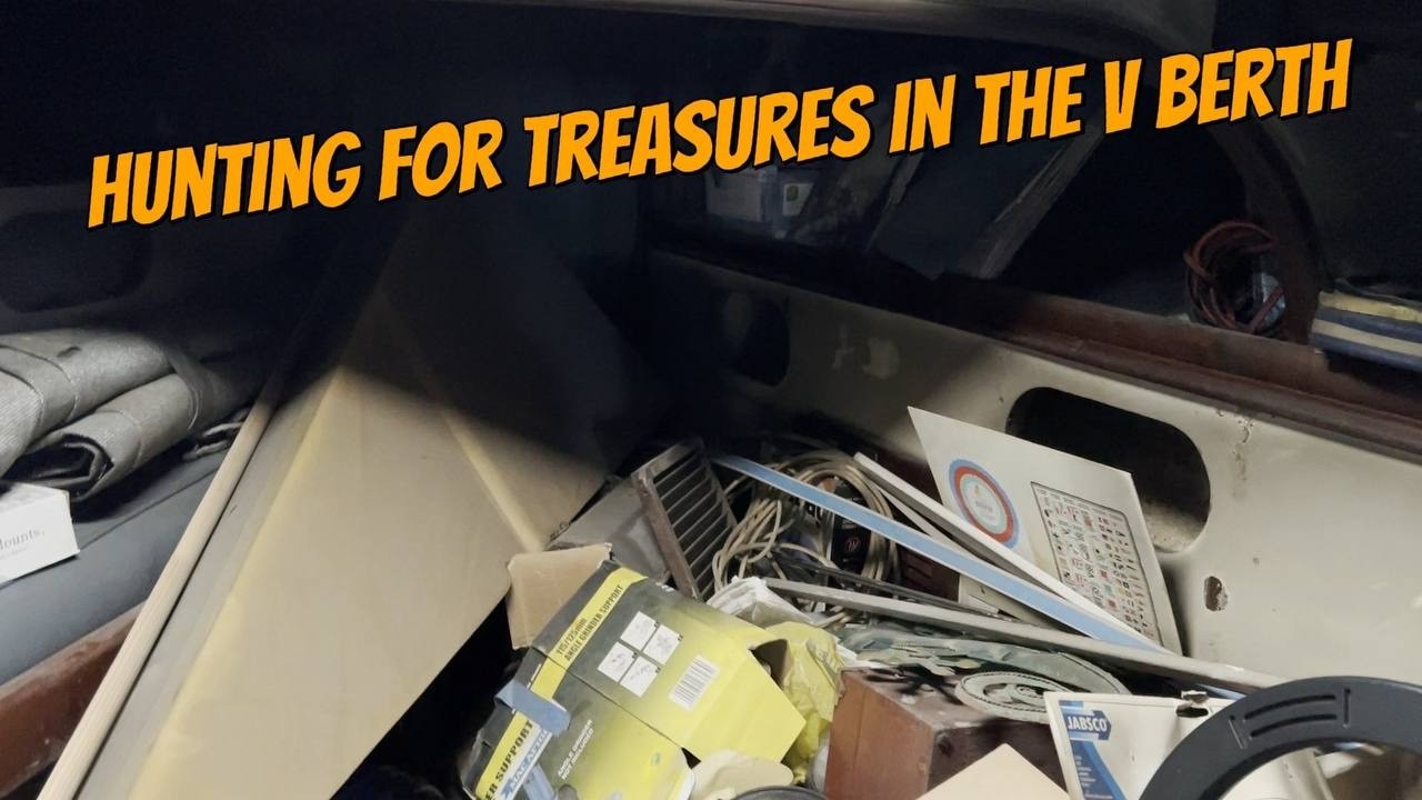 eS03E21 Exploring the vberth and tabbing bulkhead in place