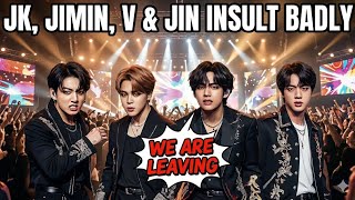 Jk Jimin V Jin Insulted Badly Bts Army Confirm Discrimination Within Bts Bts Fight With Hybe