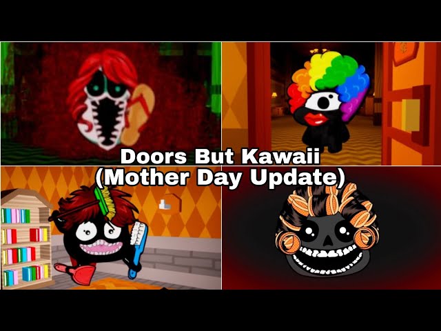 ROBLOX]Doors But Kawaii All New Jumpscares #doors #roblox @iBugou 