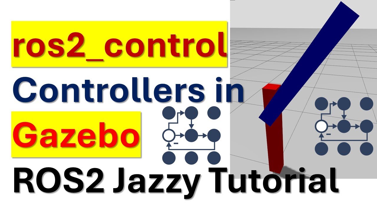 ROS2 Jazzy Tutorial: ros2_control in Gazebo - Control Simulation from Scratch in Gazebo!