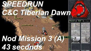 SPEEDRUN: C&C Tiberian Dawn - Nod Mission 3 (Option A)