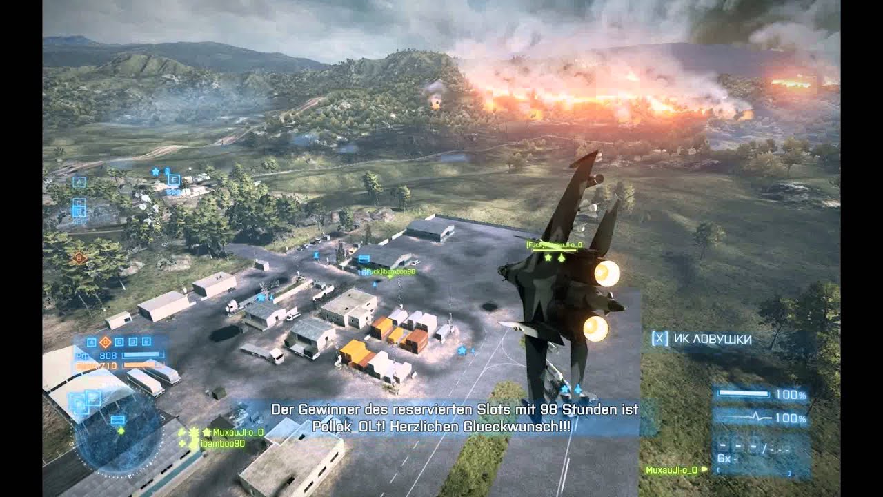 Battlefield 3 - Jet dodging missile