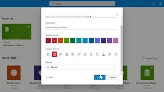 Microsoft Lists - create a list using an existing list