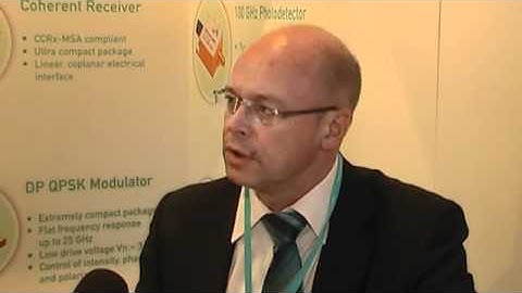 The ECOC Exhibition -- u2t Photonics -- Andreas Umbach