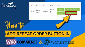 How to Add Repeat Order Button in Woocommerce/ Wordpress | The Creative Lazy