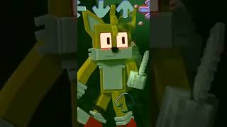 Sonic Drowning With Tails Sad Ending. Friday Night Funkin Minecraft Animation.