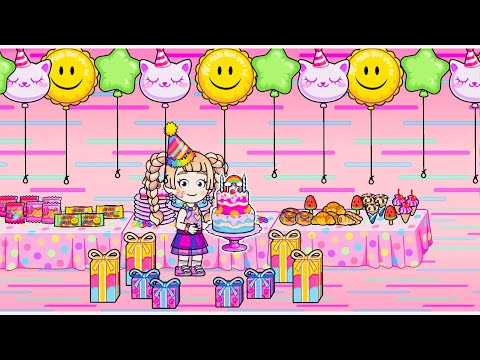 Birthday Party Room with free decorations in Towniz @Towniz #towniz #mytown