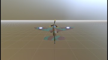 Three.js Airplane Game Spitfire