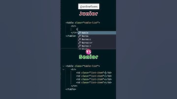 Junior Vs Senior developer #programming #html #css#webdevelopment #html5
