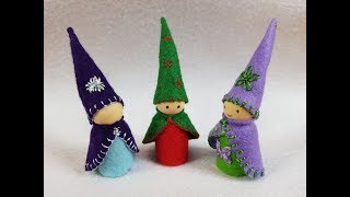 How to Make Waldorf Style Peg Gnomes / Corynne's Crafty Corner
