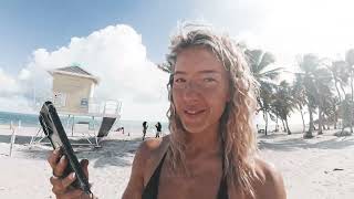 We Took Over A Miami Beach For A Bikini Photoshoot Behind The Scenes With Models Alanna Jade