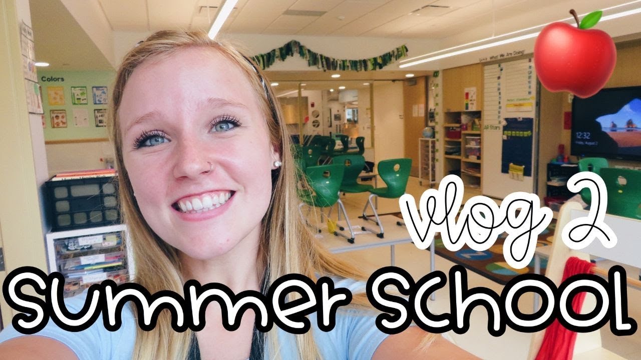 FIRST YEAR TEACHER SUMMER SCHOOL VLOG! | A DAY IN THE LIFE OF A ...