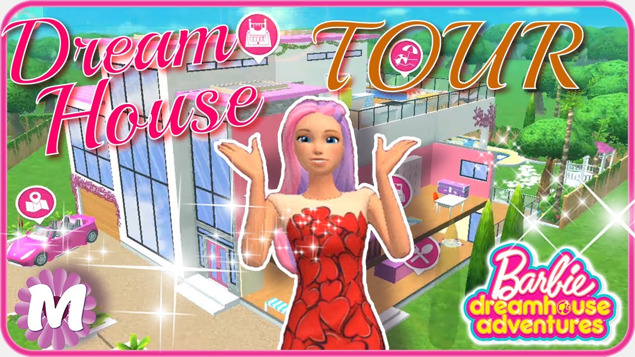 Barbie Dreamhouse Special House Tour with Barbie - Barbie dreamhouse Adventures