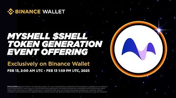 Binance Web 3 Wallet MyShell TGE Event | 40,000,000 $SHELL Tokens for Sale | How to Deposit $BNB