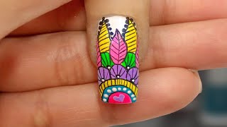 HOW TO MAKE MANDALAS ON YOUR NAILS by step for beginners