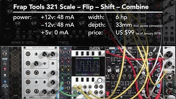 Frap Tools 321 Scale + Flip + Shift + Combine (LMS: Eurorack Expansion)
