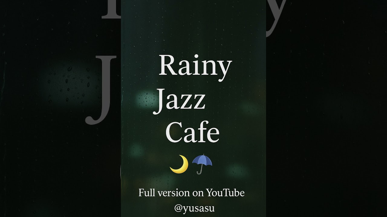 🌙 Rainy Jazz Café in Tokyo – Smooth Night Vibes ☔